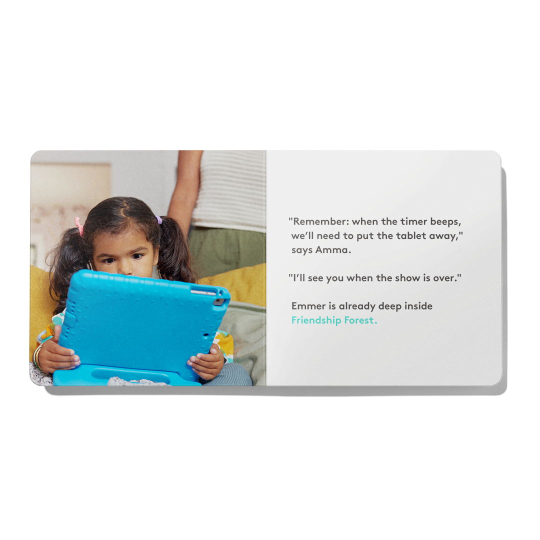 'Emmer's Screen Time' Board Book